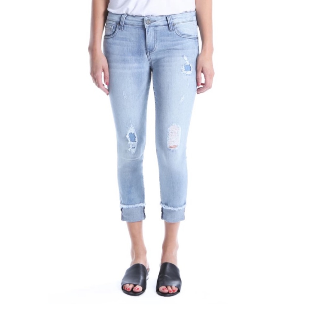 KUT Ankle Skinny Jeans Dark Blue